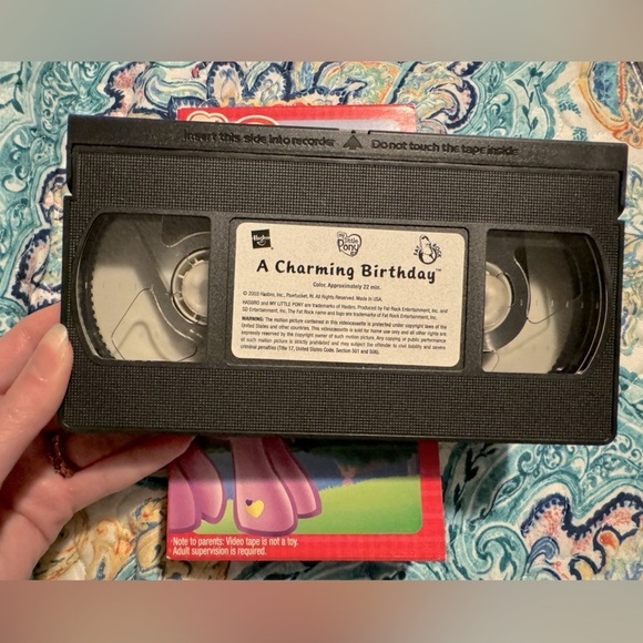 Vintage My Little Pony A Charming Birthday VHS Tape - Picture 4 of 6